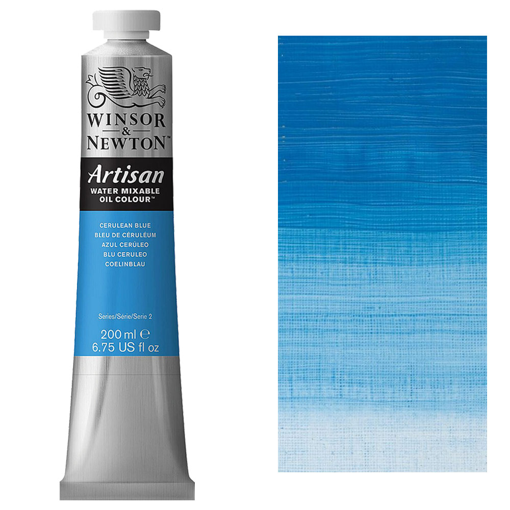 Winsor & Newton Artisan Water Mixable Oil 200ml Cerulean Blue