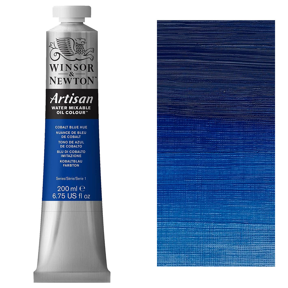 Winsor & Newton Artisan Water Mixable Oil 200ml Cobalt Blue Hue