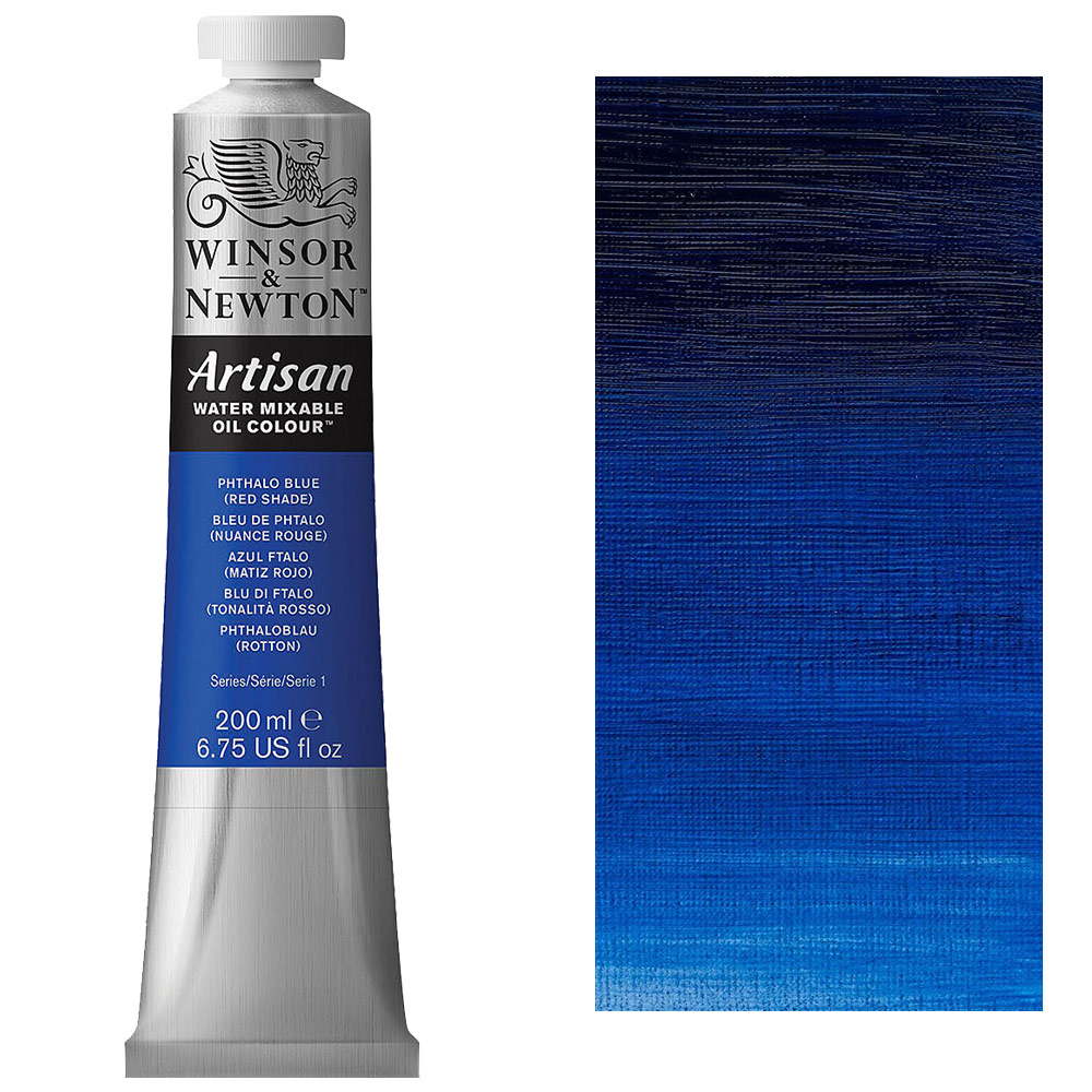 Winsor & Newton Artisan Water Mixable Oil 200ml Phthalo Blue (Red Shade)