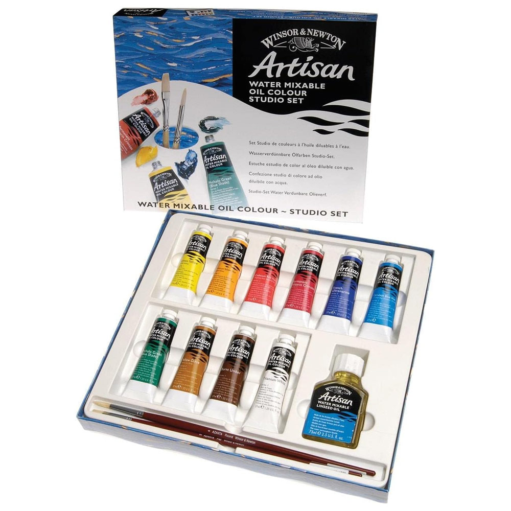 Winsor & Newton Artisan Water Mixable Oil 13 Set Studio