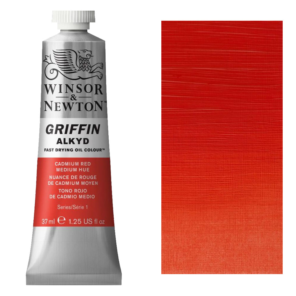 Winsor & Newton Griffin Alkyd 37ml Cadmium Red Medium Hue