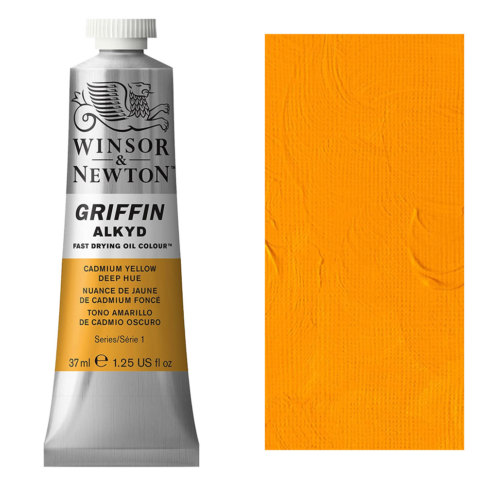 Winsor & Newton Griffin Alkyd 37ml Cadmium Yellow Deep Hue