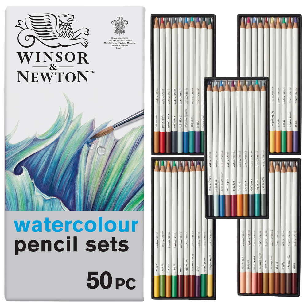 Winsor & Newton Watercolor Pencil 50 Set
