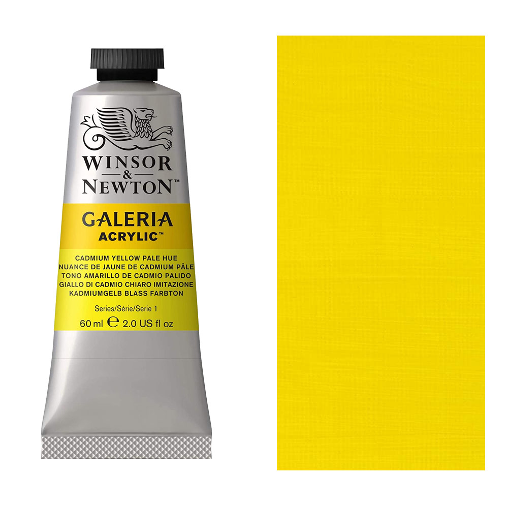 Winsor & Newton Galeria Acrylic 60ml Cadmium Yellow Pale Hue