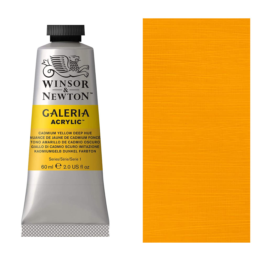 Winsor & Newton Galeria Acrylic 60ml Cadmium Yellow Deep Hue