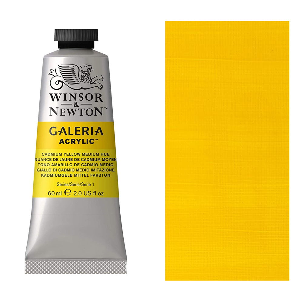 Winsor & Newton Galeria Acrylic 60ml Cadmium Yellow Medium Hue
