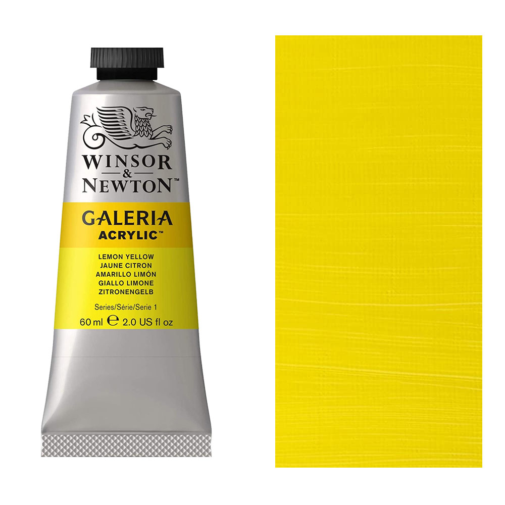 Winsor & Newton Galeria Acrylic 60ml Lemon Yellow