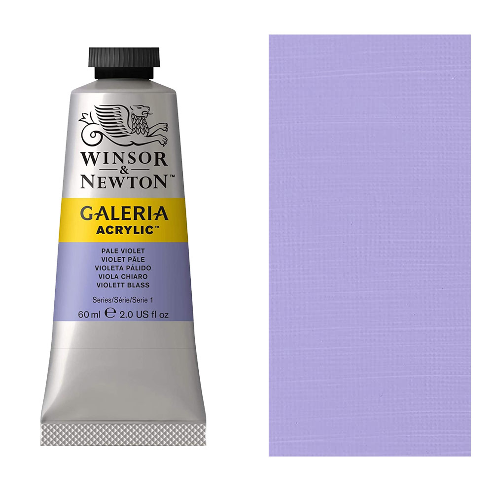 Winsor & Newton Galeria Flow Acrylics - Pale Violet, 60 ml tube