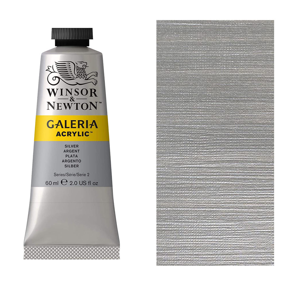 Winsor & Newton Galeria Acrylic 60ml Silver