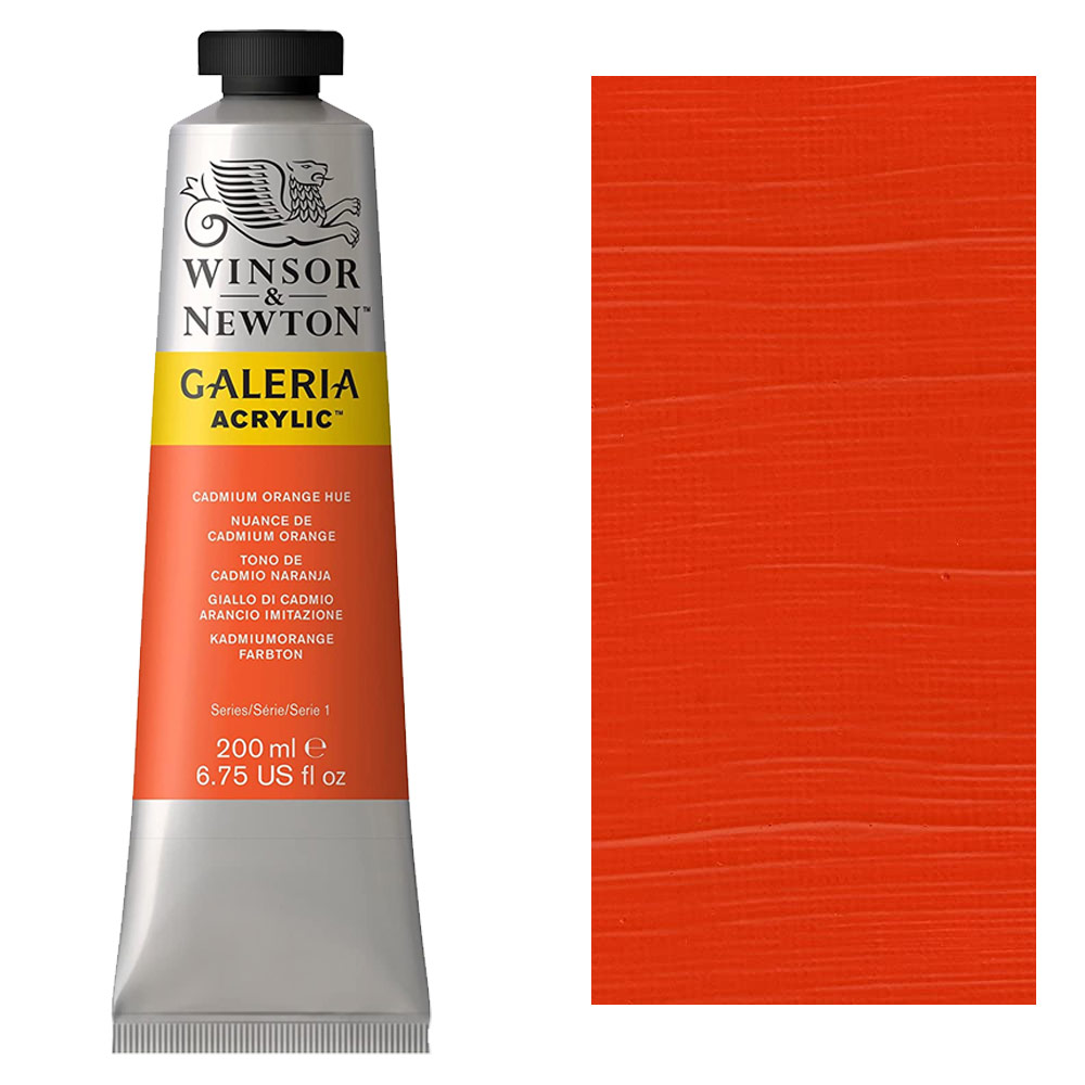 Winsor & Newton Galeria Acrylic 200ml Cadmium Orange Hue