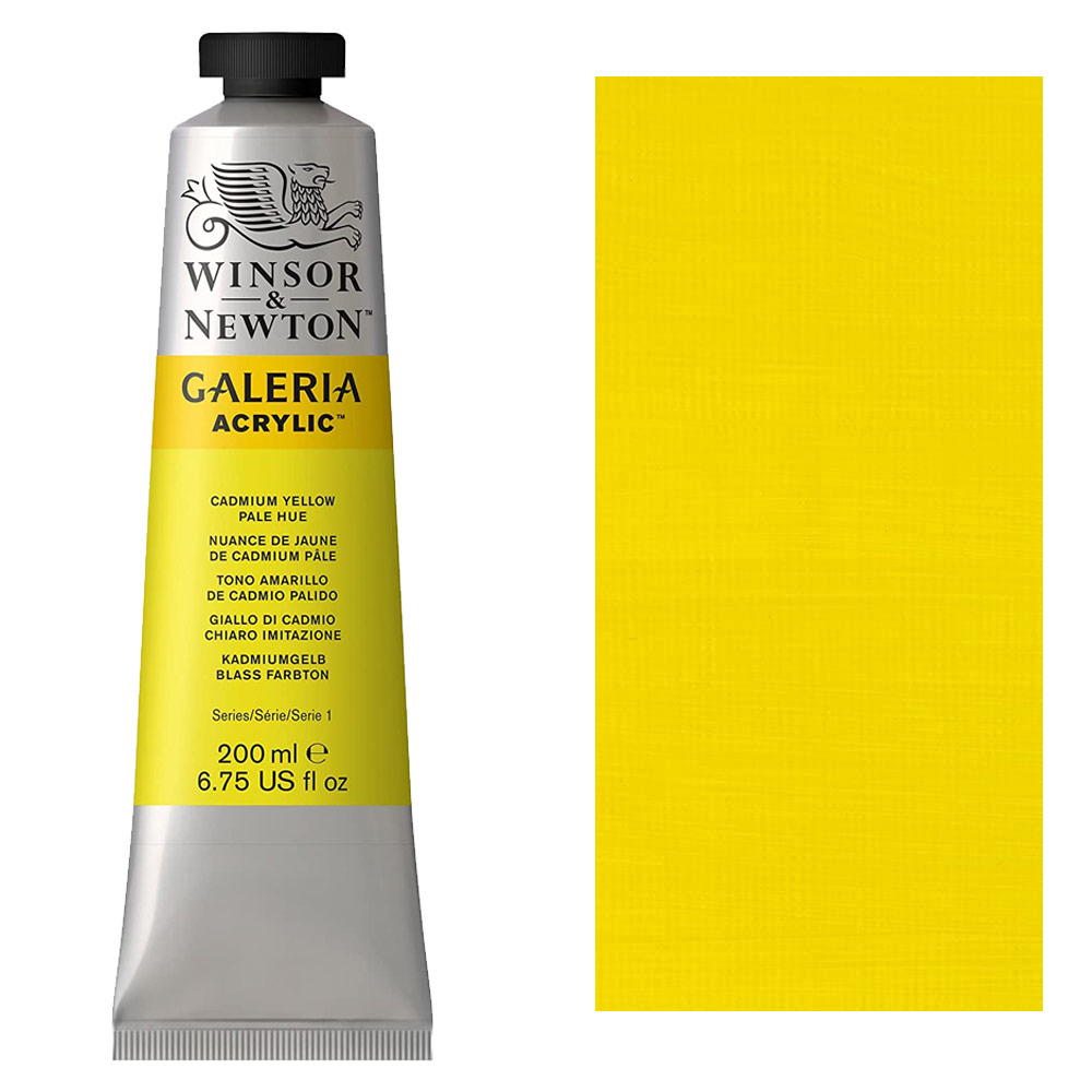 Winsor & Newton Galeria Acrylic 200ml Cadmium Yellow Pale Hue