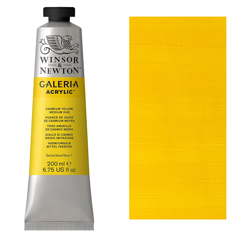 Winsor & Newton Galeria Acrylic 200ml Cadmium Yellow Medium Hue