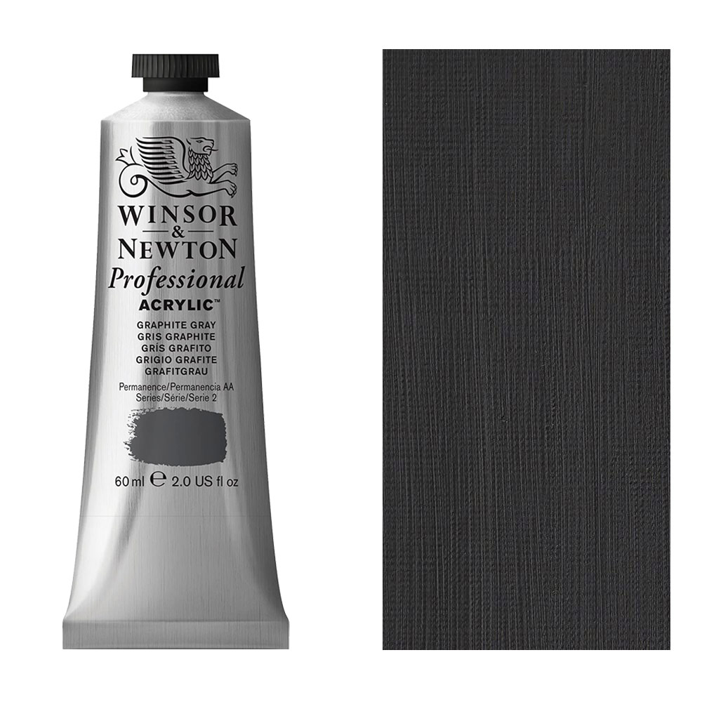 Winsor & Newton Professional Acrylic 60ml Graphite Gray