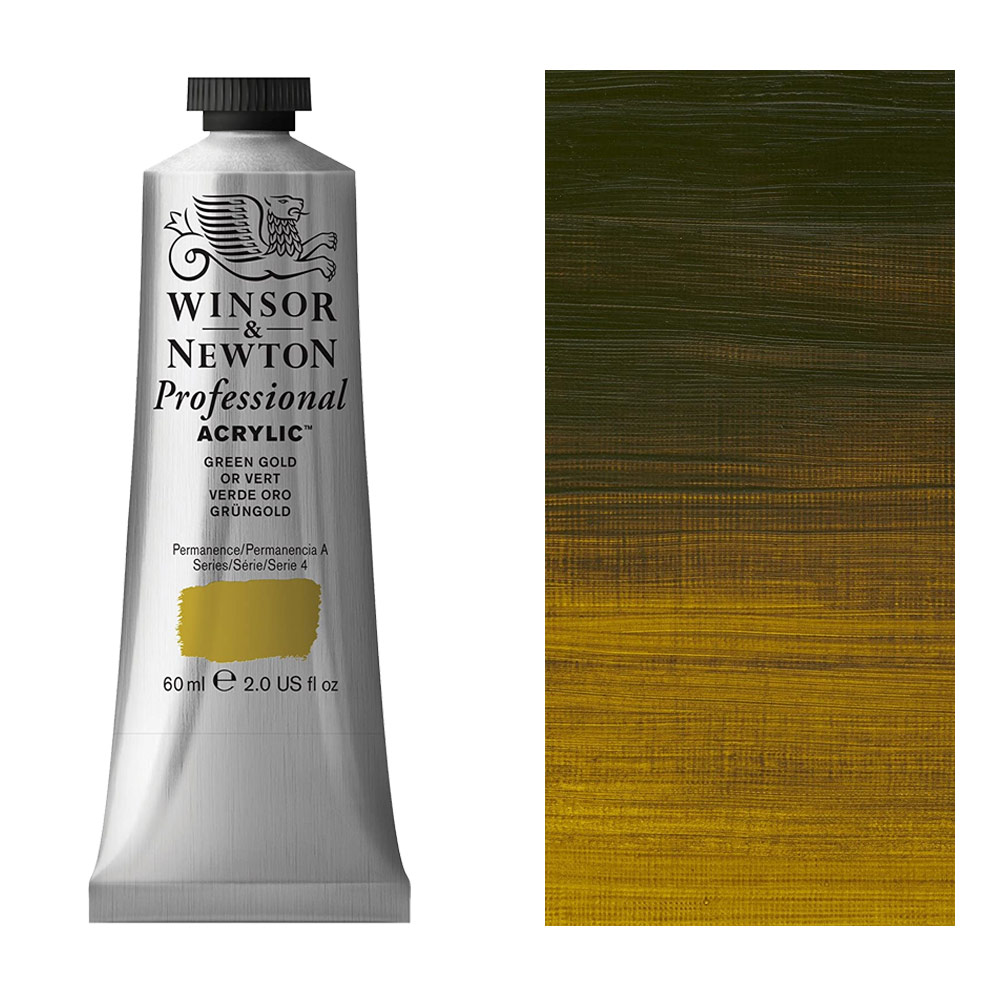 Winsor & Newton Professional Acrylic 60ml Green Gold