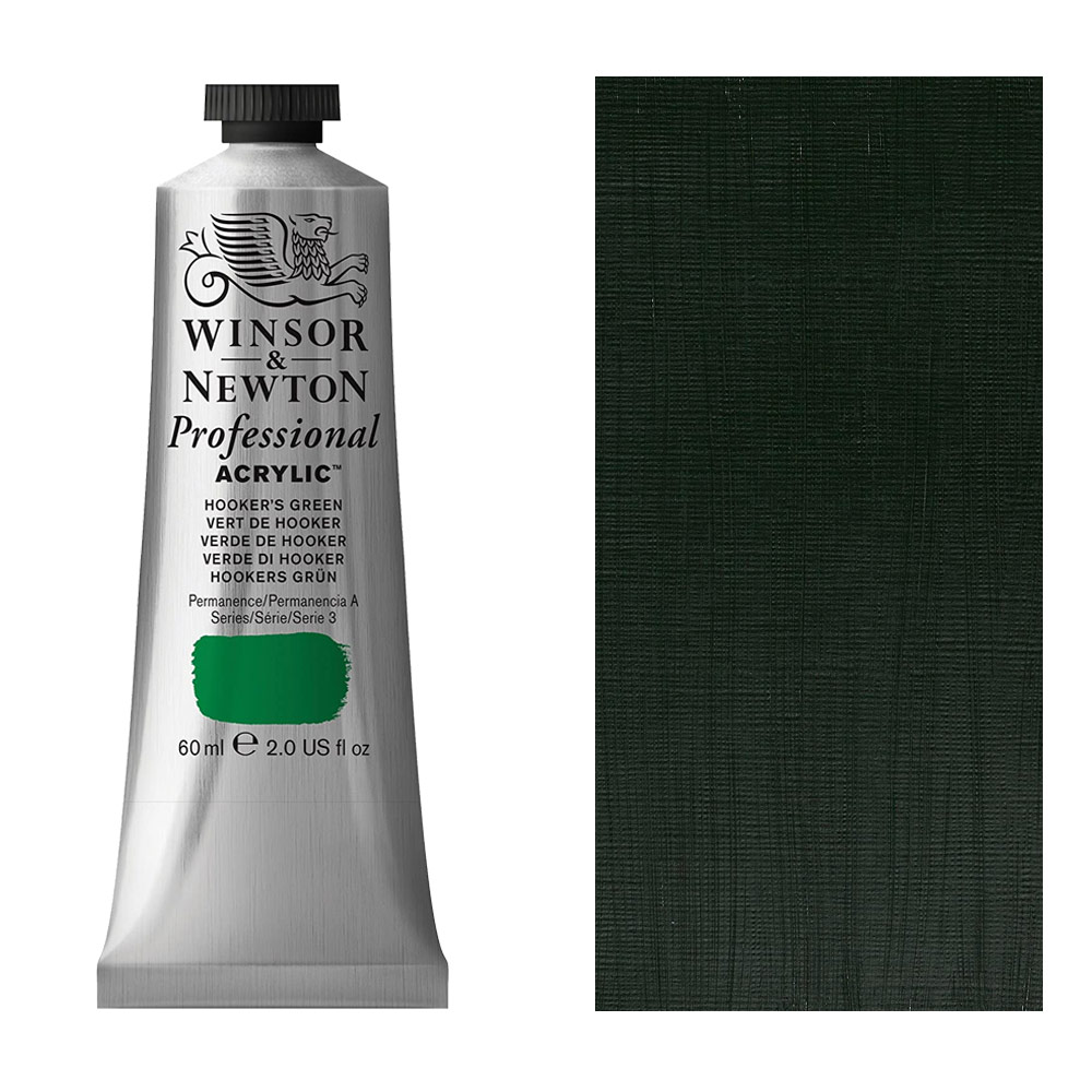 Winsor & Newton Professional Acrylic 60ml Hooker's Green