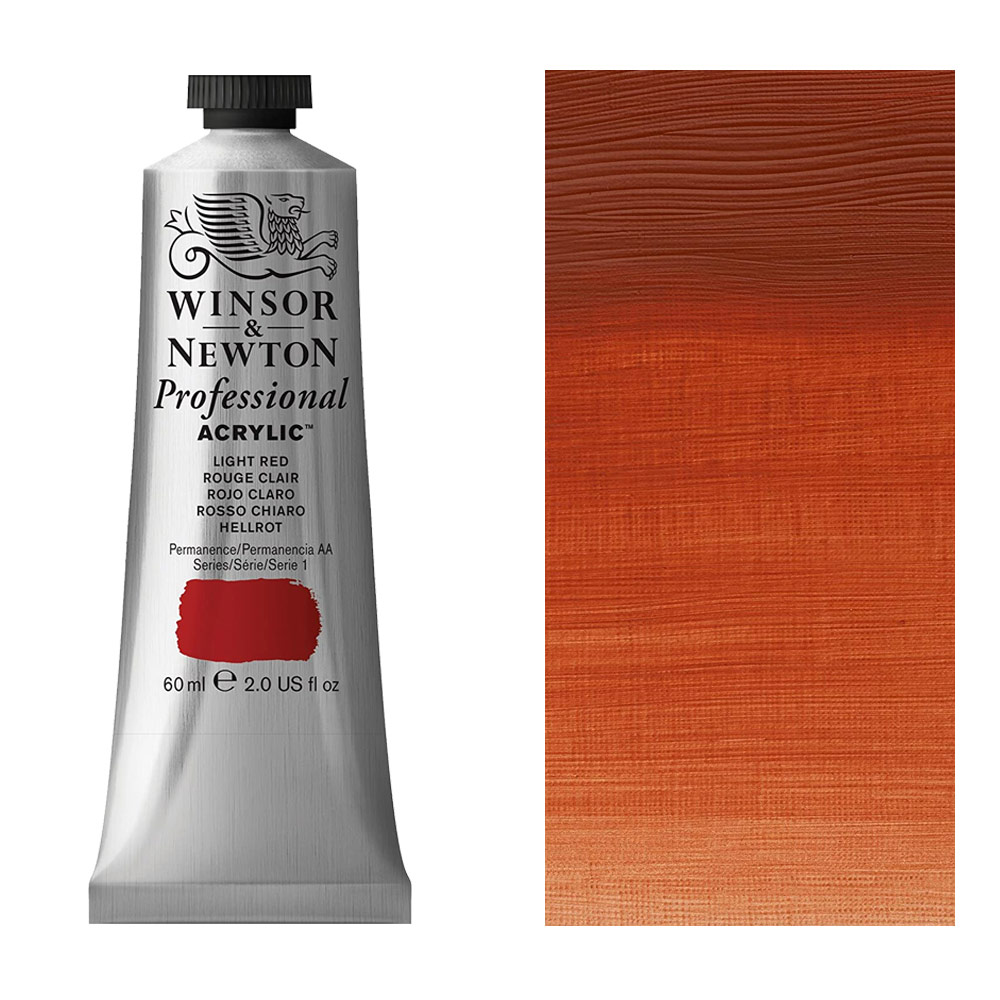 Winsor & Newton Professional Acrylic 60ml Light Red
