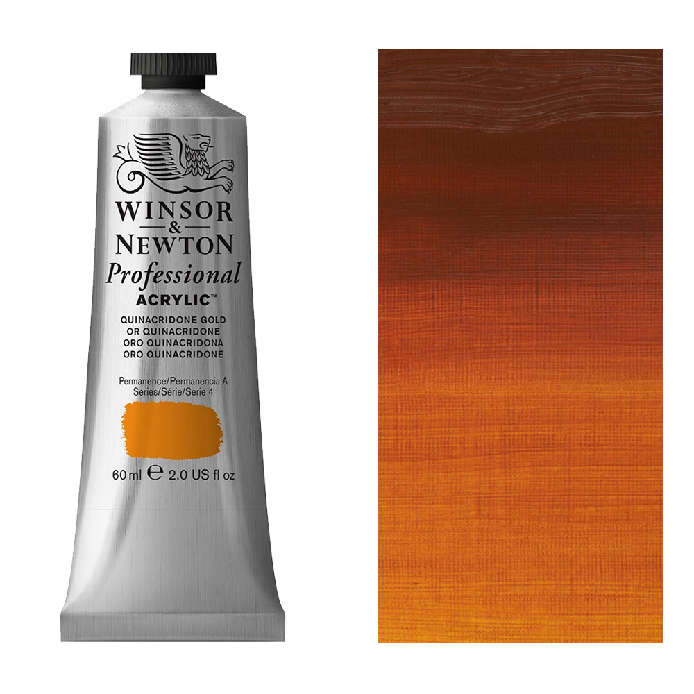 Winsor & Newton Professional Acrylic 60ml Quinacridone Gold