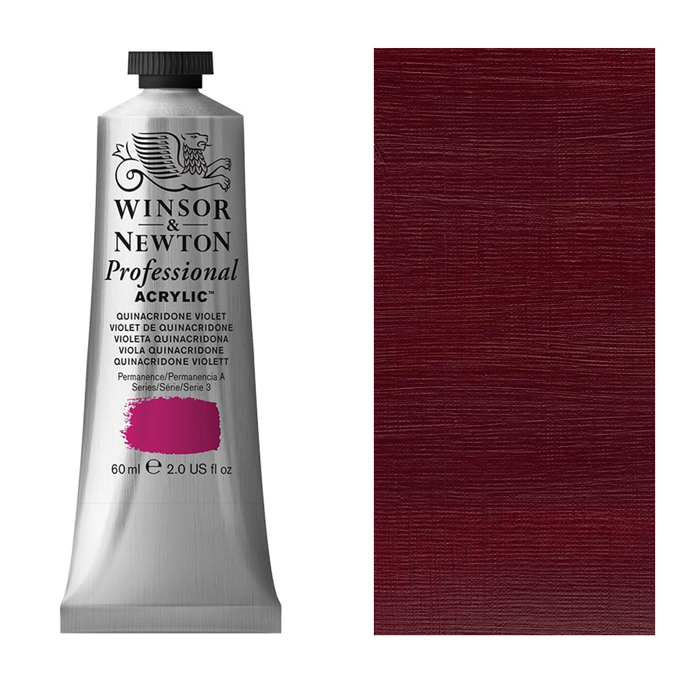 Winsor & Newton Professional Acrylic 60ml Quinacridone Violet