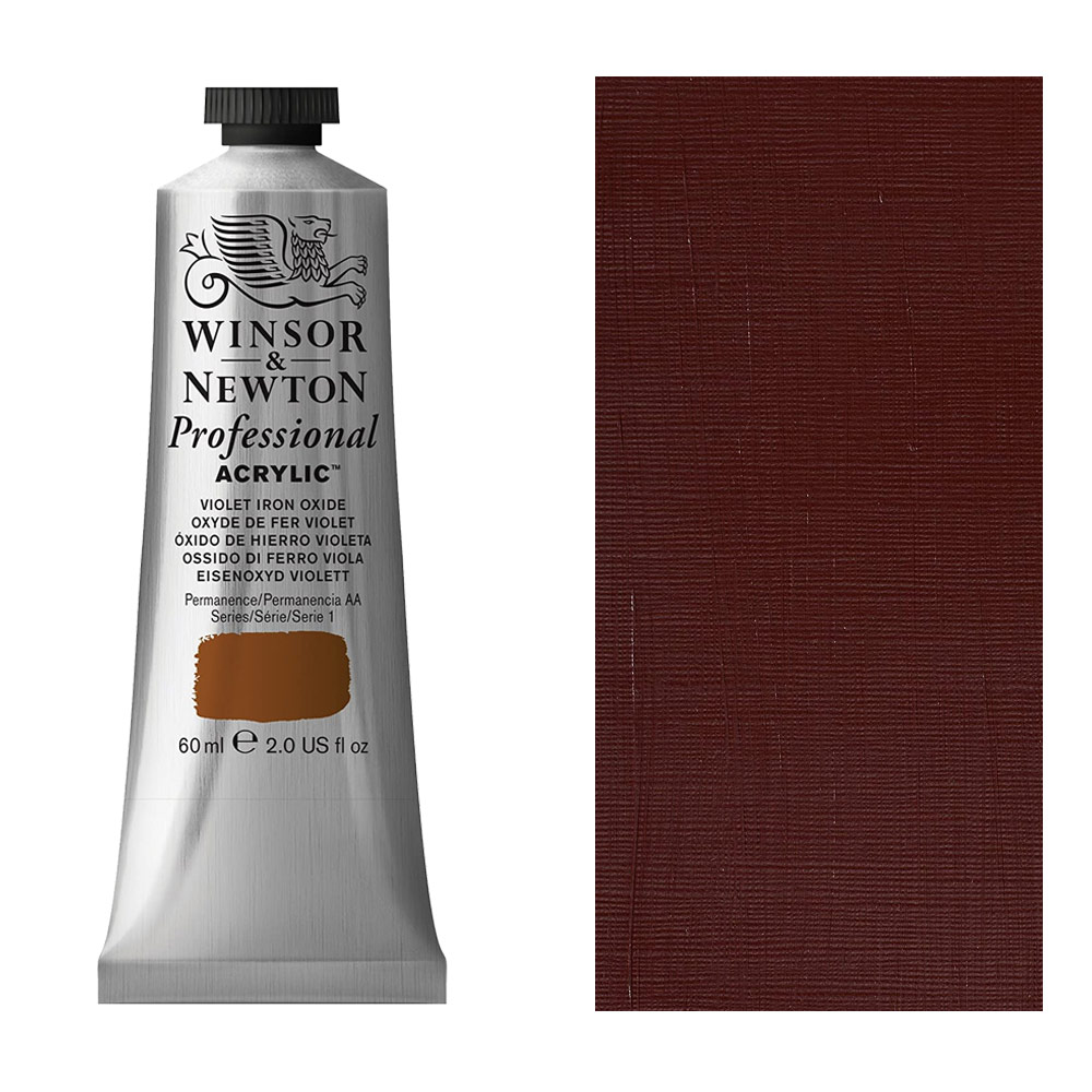 Winsor & Newton Professional Acrylic 60ml Violet Iron Oxide