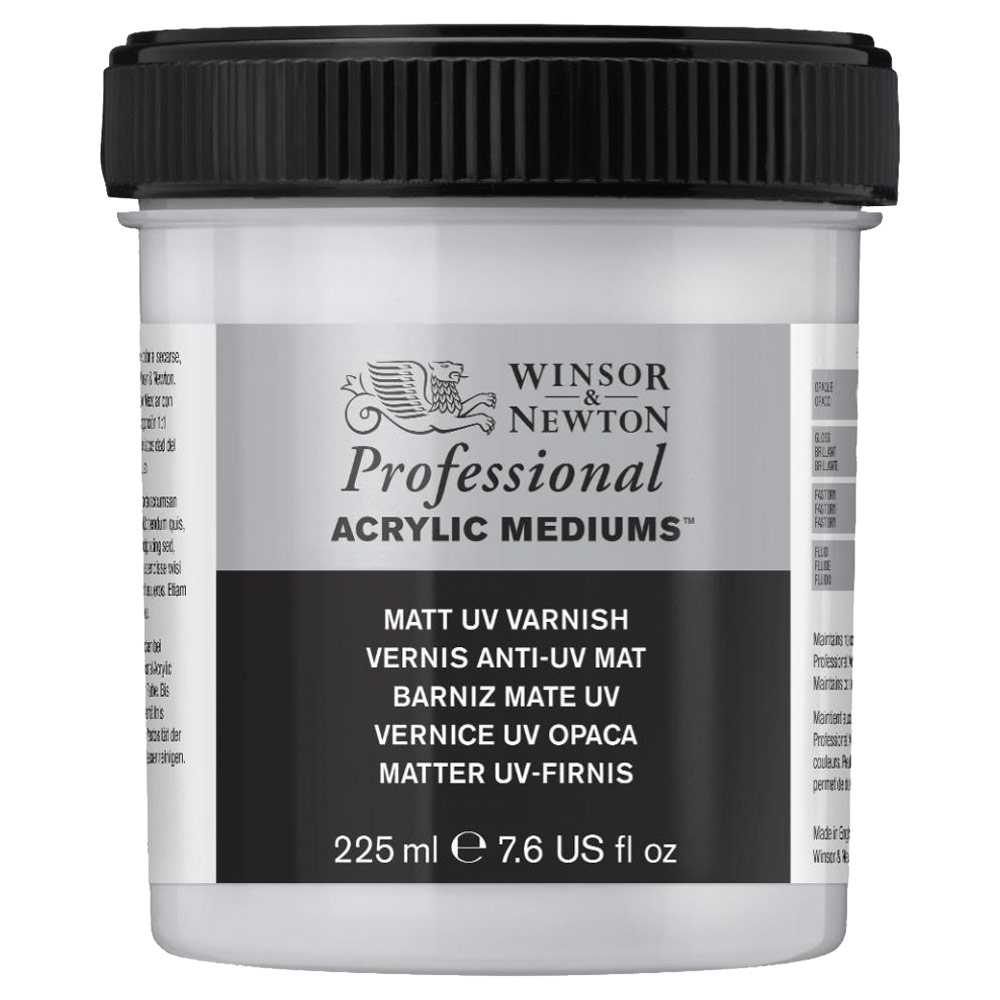 Winsor & Newton Professional Acrylic Matt UV Varnish 225ml