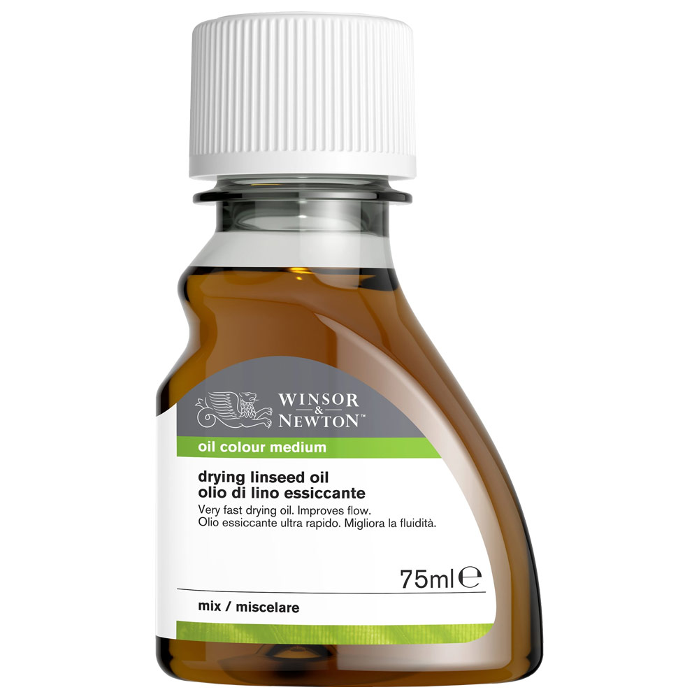 Winsor & Newton Oil Colour Medium Drying Linseed Oil 75ml