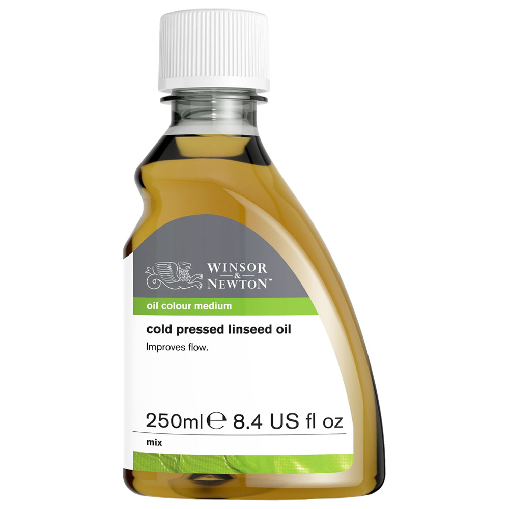 Winsor & Newton Oil Colour Medium Cold Pressed Linseed Oil 250ml