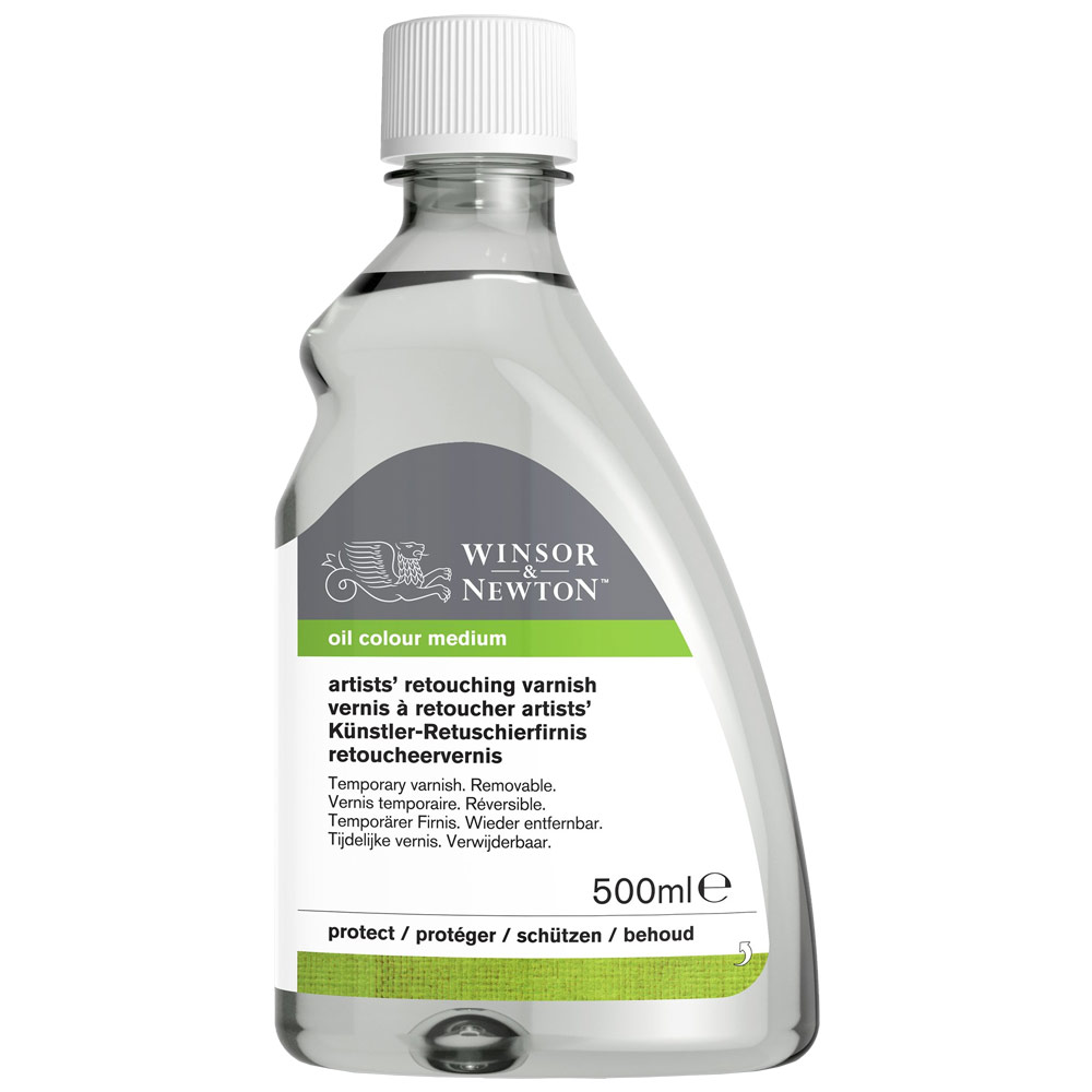 Winsor & Newton Oil Colour Medium Artists' Retouching Varnish 500ml