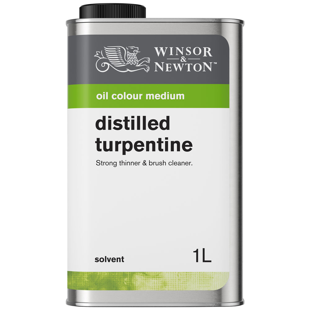 Winsor & Newton Oil Colour Medium Distilled Turpentine 1 Liter