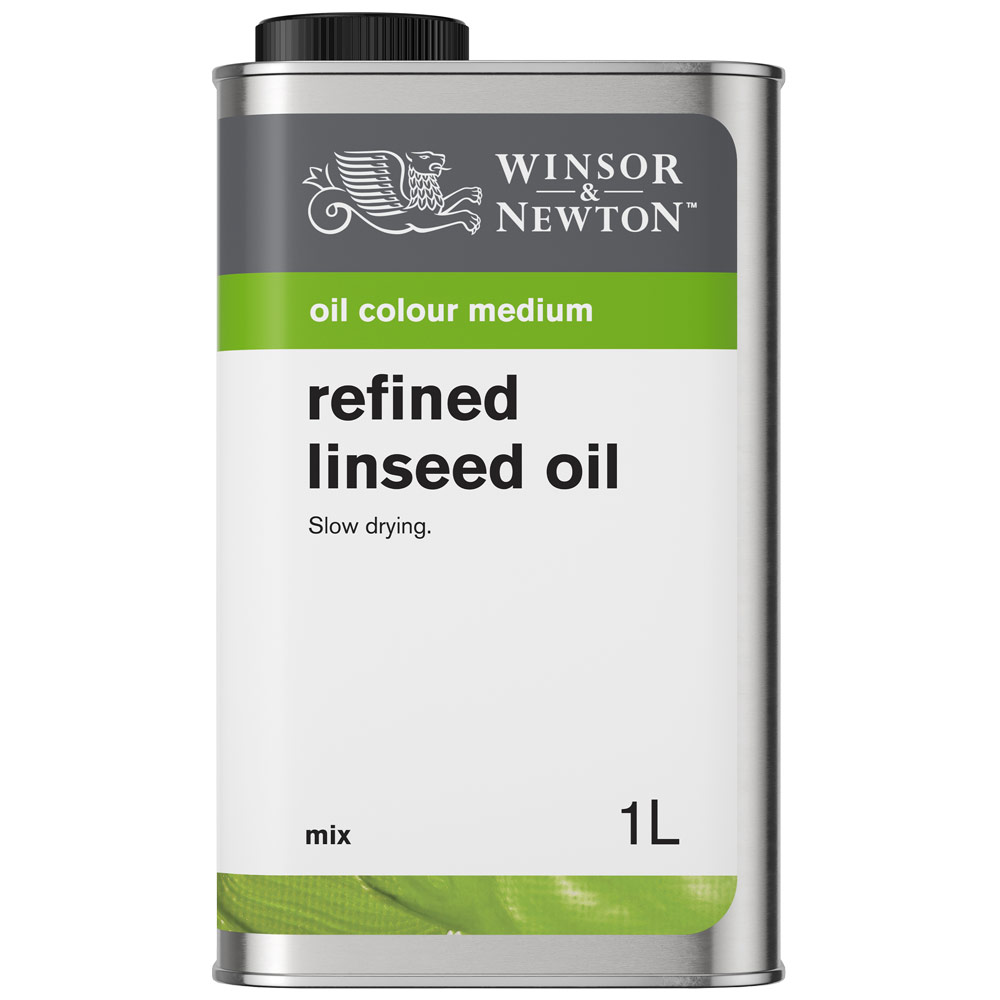 Winsor & Newton Oil Colour Medium Refined Linseed Oil 1 Liter