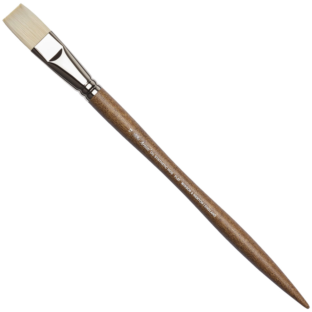 Winsor & Newton Artists' Oil Synthetic Hog Brush Flat #12