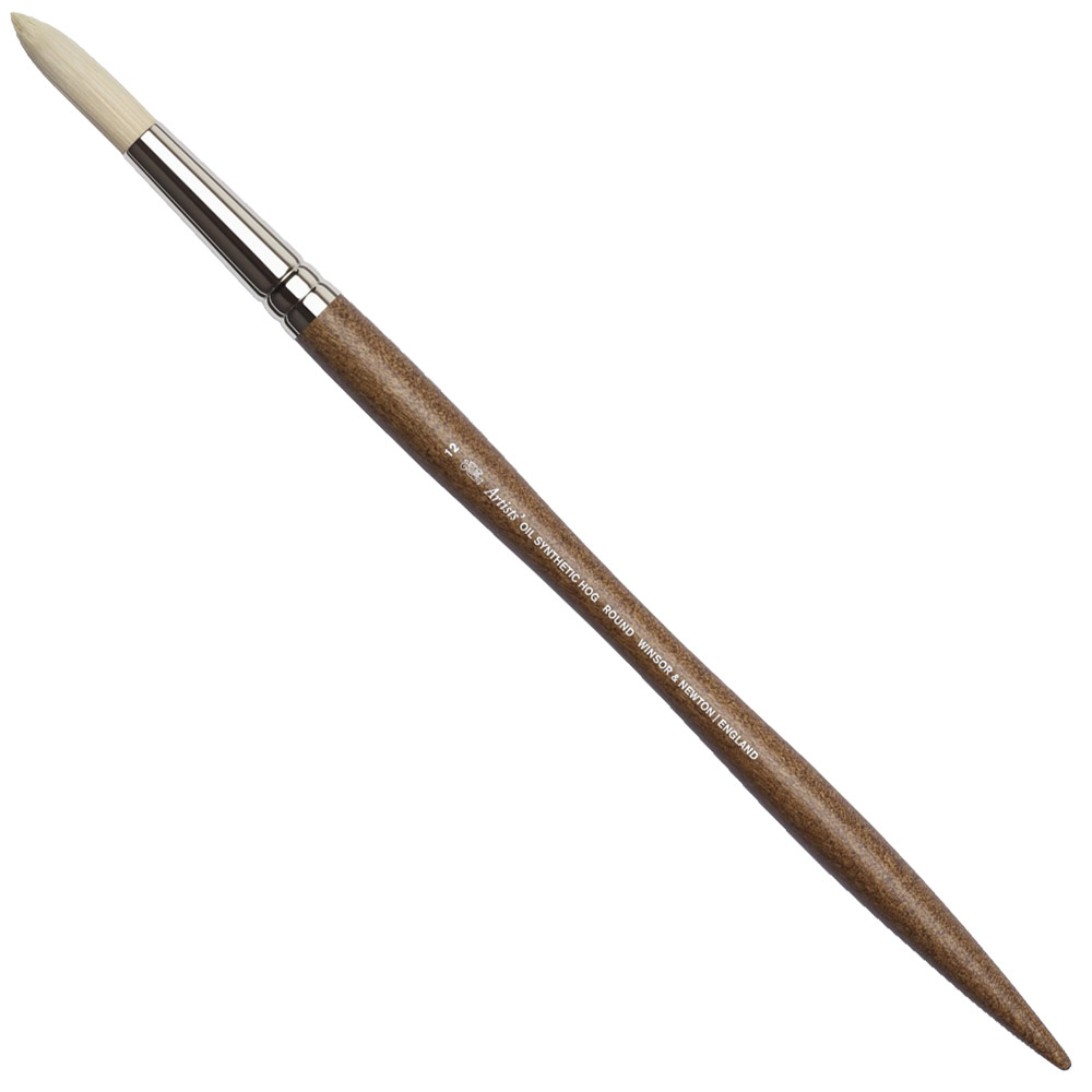Winsor & Newton Artists' Oil Synthetic Hog Brush Round #12