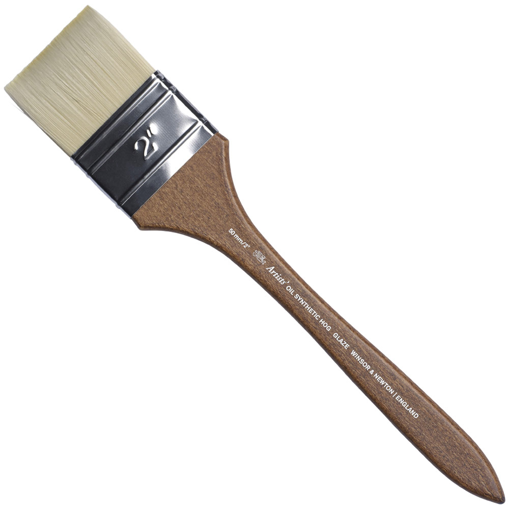 Winsor & Newton Artists' Oil Synthetic Hog Brush Glaze 2"