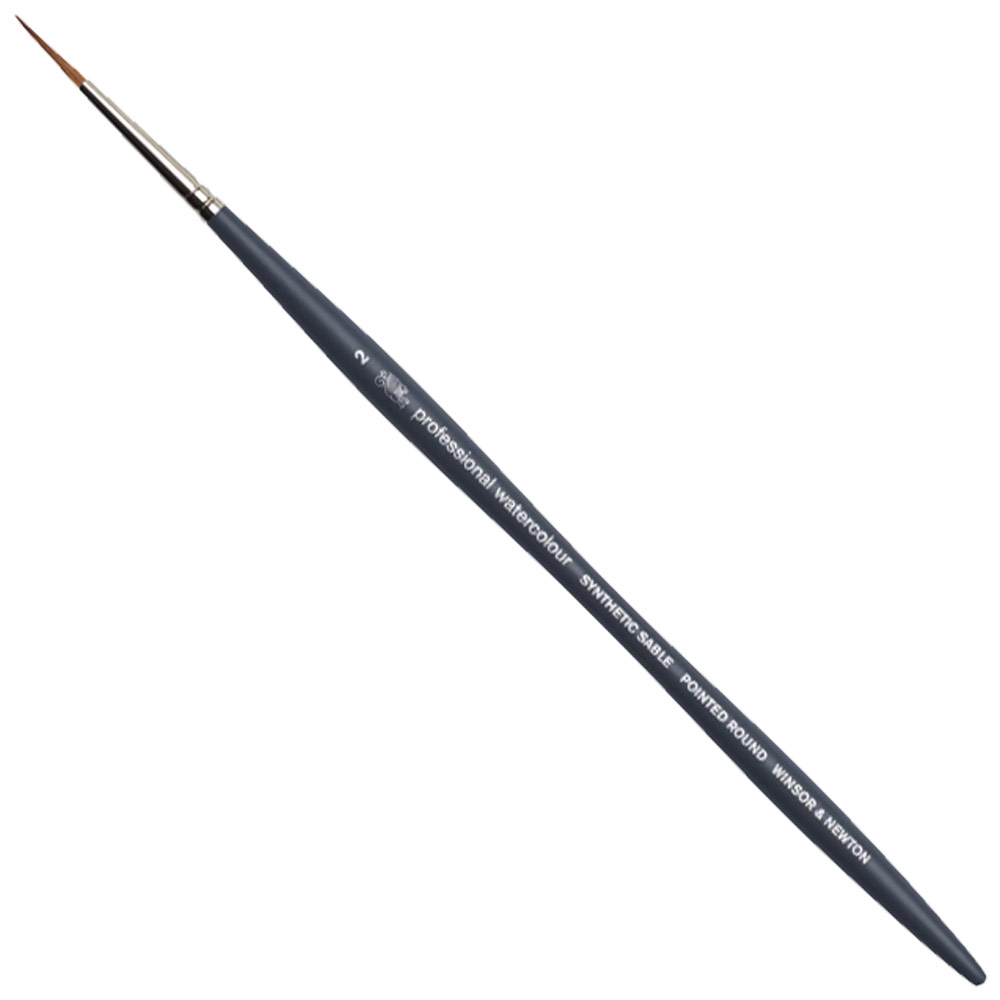 Winsor & Newton Synthetic Sable Watercolour Brush Pointed Round #2
