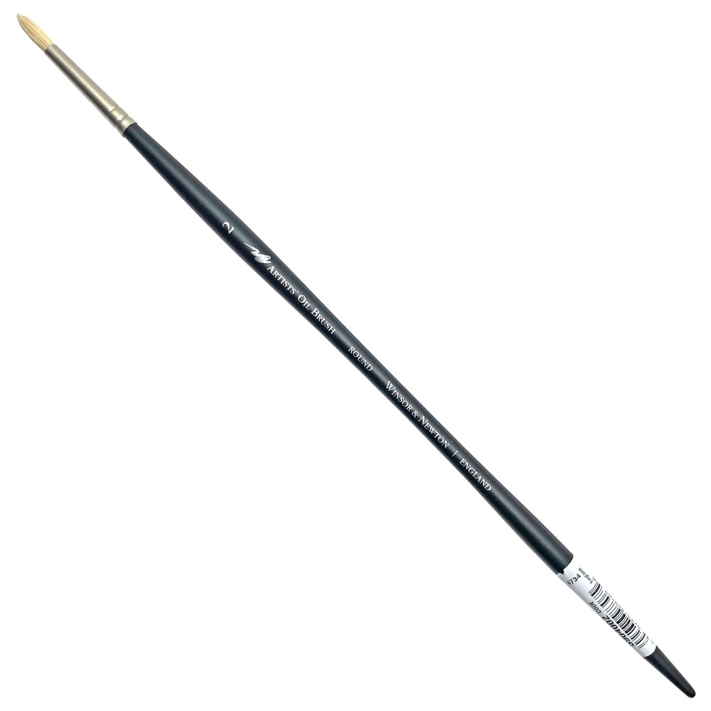 Winsor & Newton Artists' Oil Chungking Hog Bristle Brush Round #2
