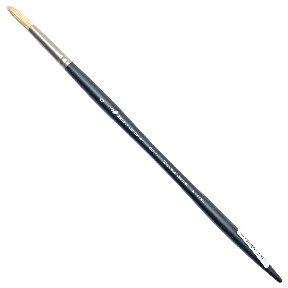 Winsor & Newton Artists' Oil Chungking Hog Bristle Brush Round #6