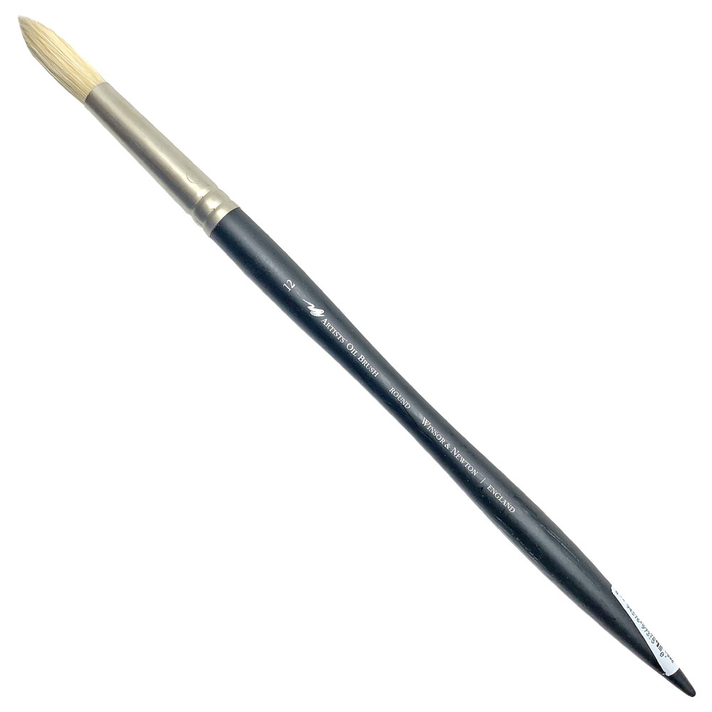 Winsor & Newton Artists' Oil Chungking Hog Bristle Brush Round #12