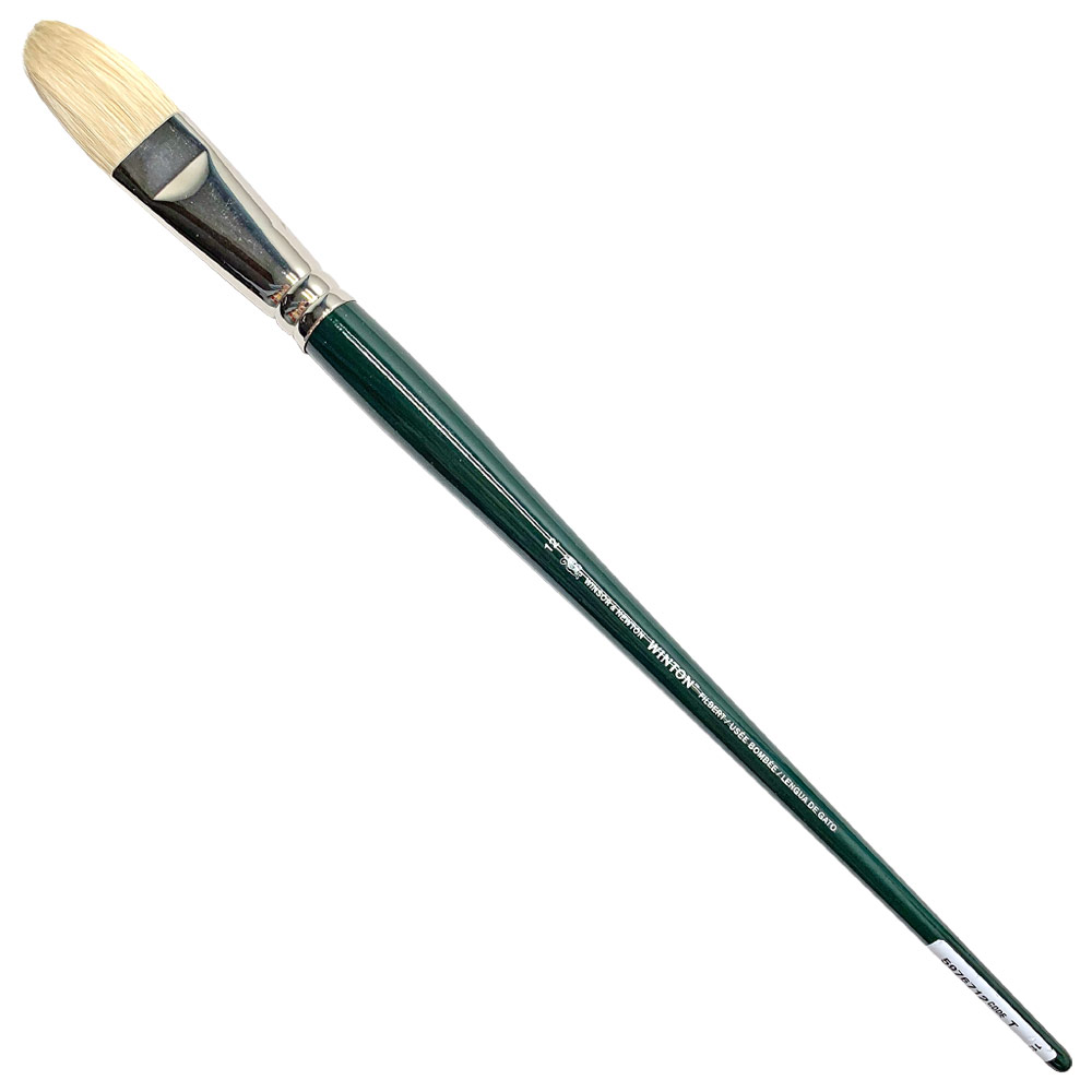 Winsor & Newton Winton Hog Bristle Brush Filbert #12