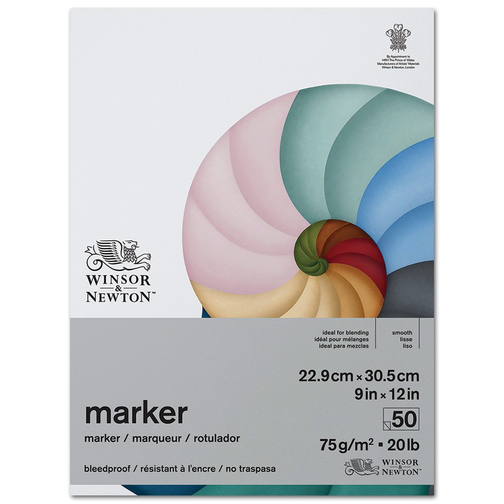 Winsor & Newton Bleedproof Marker Pad 20lb 9"x12"