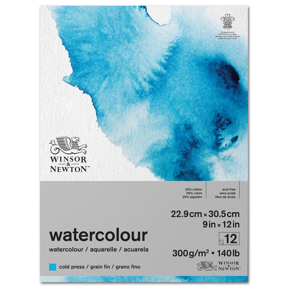 Winsor & Newton Classic Watercolour Pad 140lb 9"x12" Cold Press