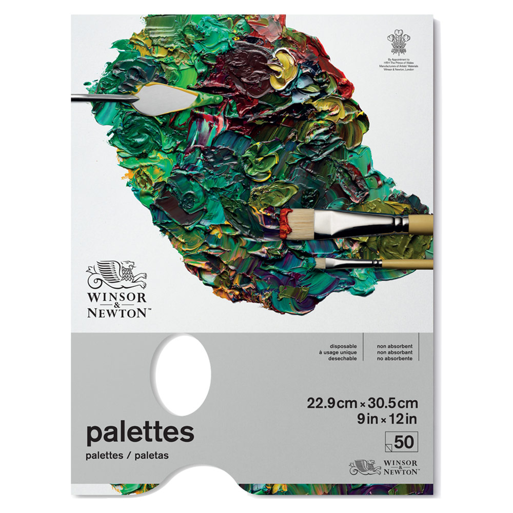 Winsor & Newton Tear Off Palette Paper Pad 50 Sheets 9"x12"