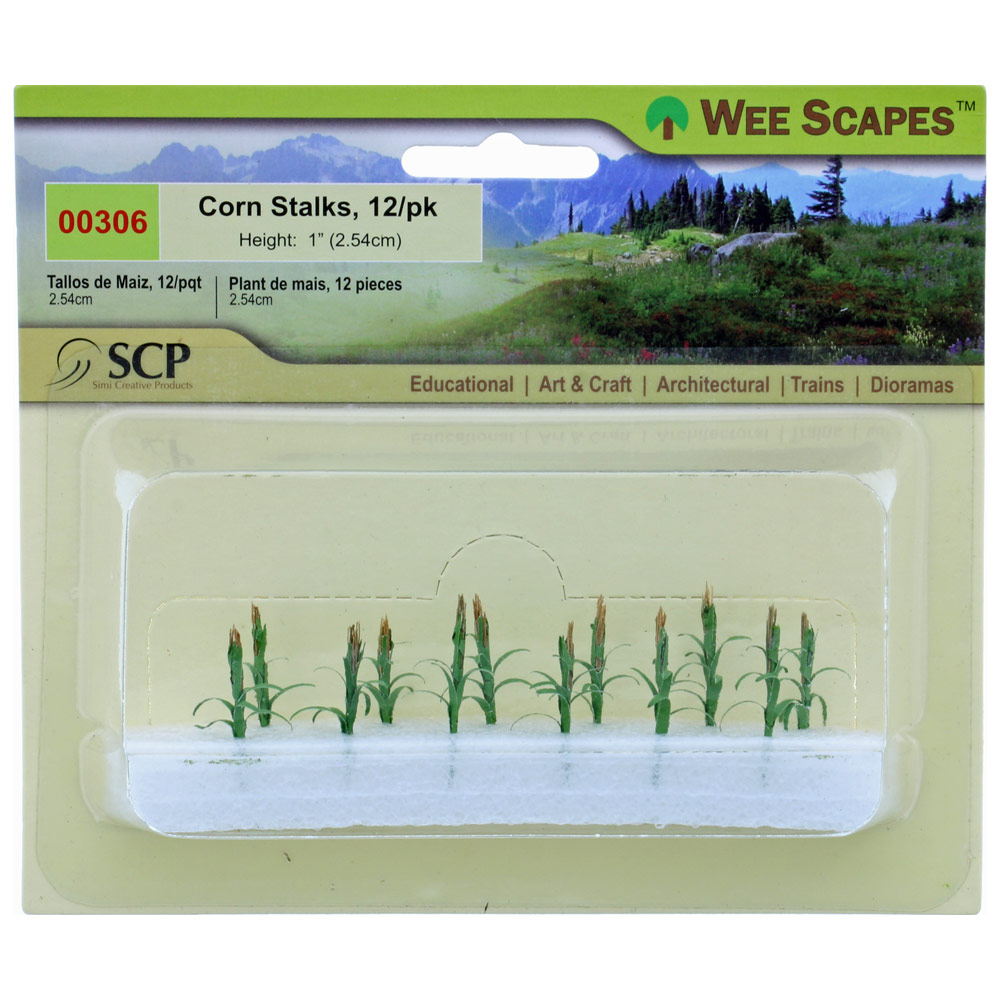 Wee Scapes Miniature Corn Stalks - 12 pack