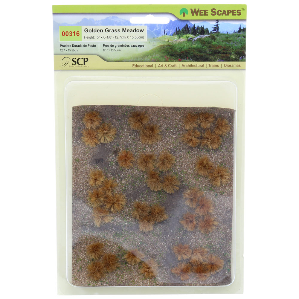 Simi Creative Wee Scapes Golden Grass Meadow 5"x6-1/8"