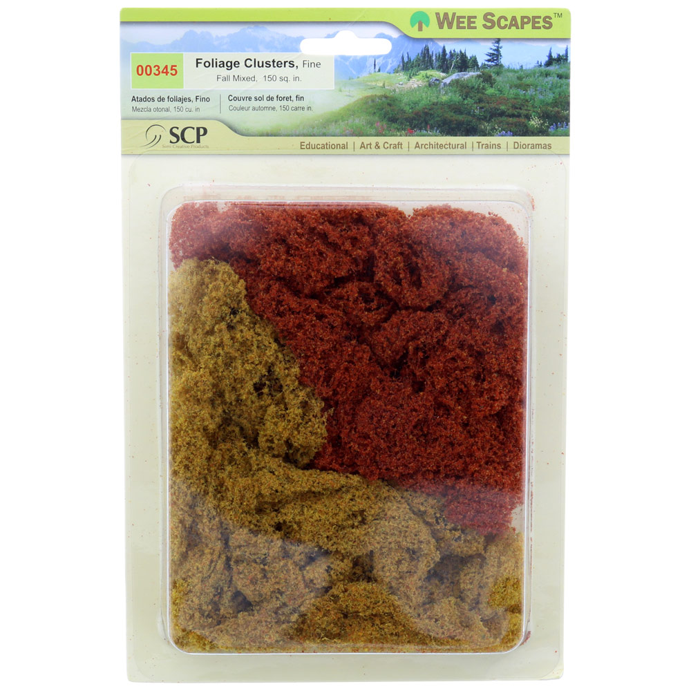 Simi Creative Wee Scapes Foliage Clusters 150 Sq. In. Fall Mixed