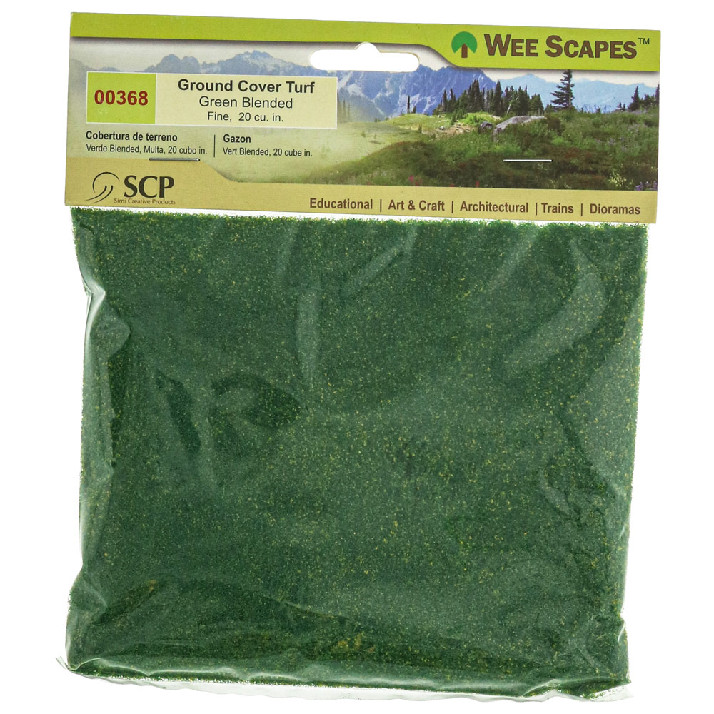 Simi Creative Wee Scapes Ground Cover Turf 20 Cu. In. Fine Green Blended