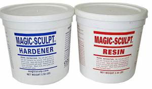 Wesco Magic-Sculpt Resin and Hardener 5lb Kit Natural