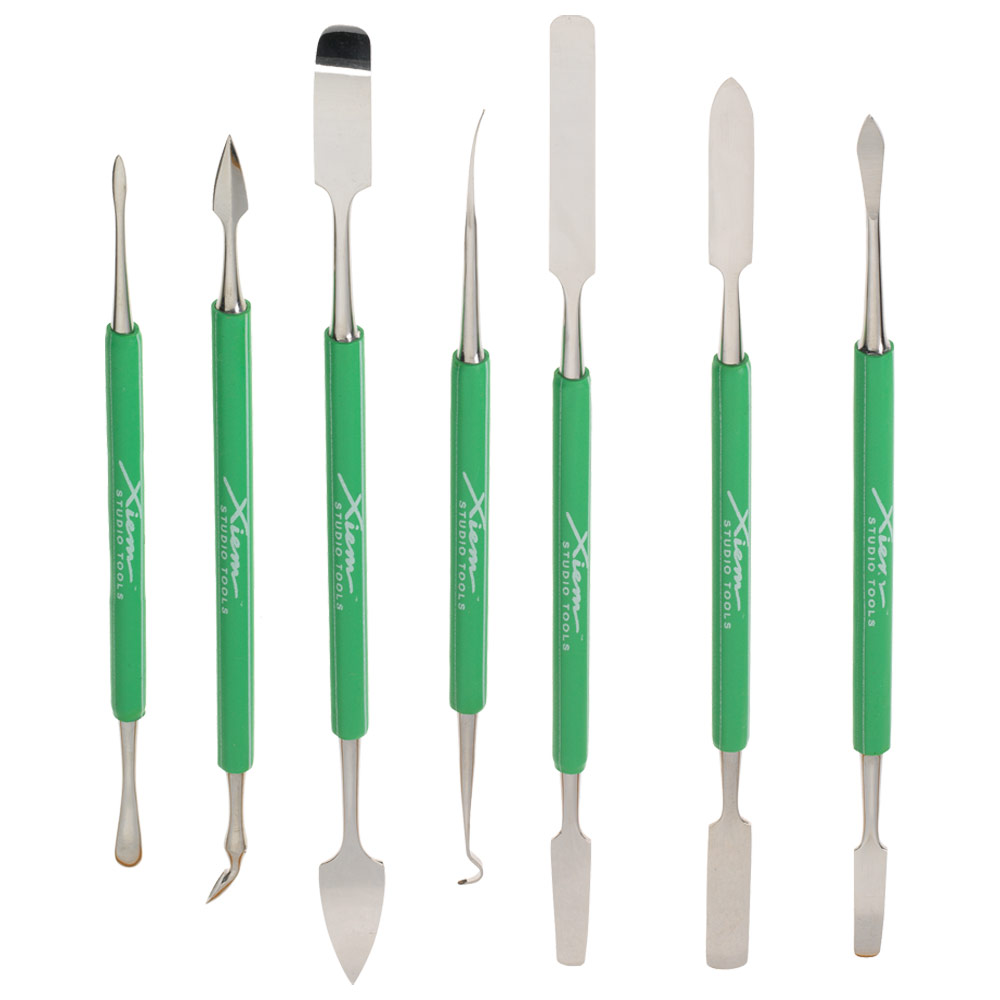XIEM - PSTS7CS - CARVING AND SCULPTING SET (DOUBLE-ENDED - 7 PC