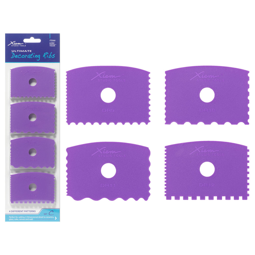 Xiem Tools Ultimate Decorating Ribs Firm Set C