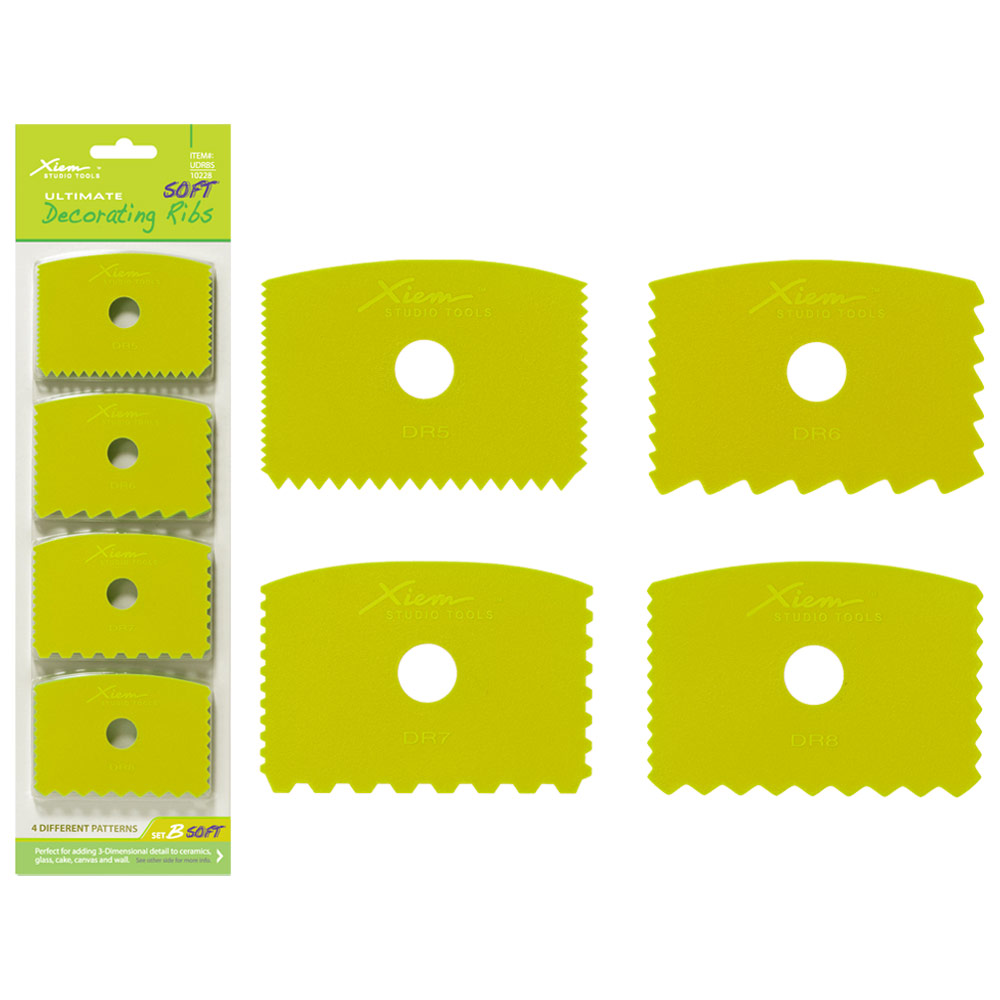 Xiem Tools Ultimate Decorating Ribs Soft Set B