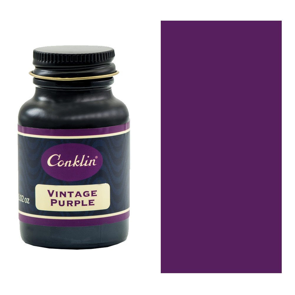 Conklin Pen Company Classic Fountain Pen Ink 60ml Vintage Purple