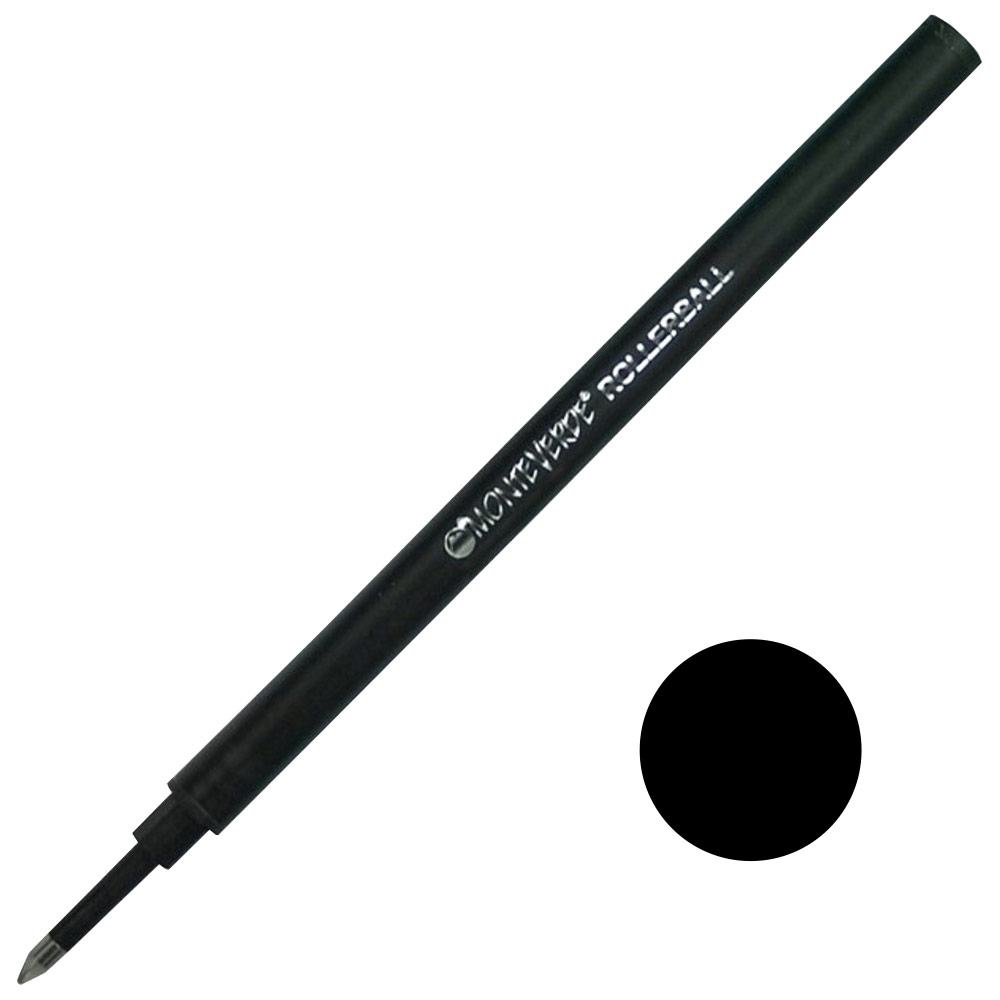 Monteverde USA Ceramic Rollerball Medium Refill 2 Pack Black
